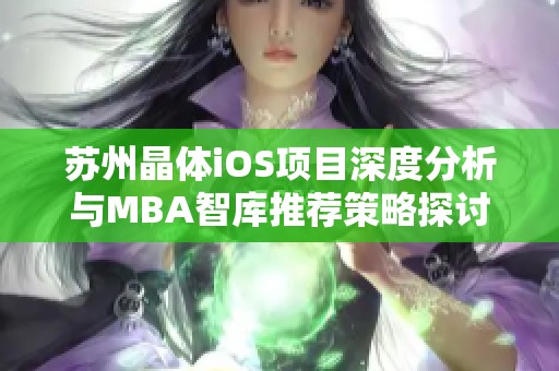 苏州晶体iOS项目深度分析与MBA智库推荐策略探讨