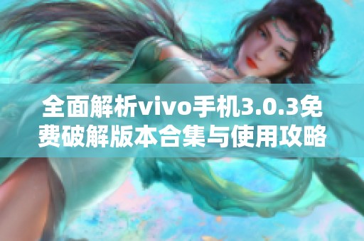 全面解析vivo手机3.0.3免费破解版本合集与使用攻略