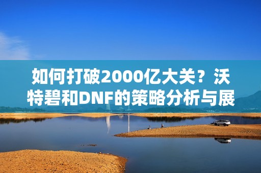 如何打破2000亿大关？沃特碧和DNF的策略分析与展望