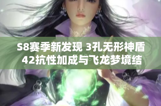 S8赛季新发现 3孔无形神盾 42抗性加成与飞龙梦境结合