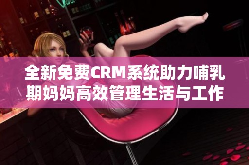 全新免费CRM系统助力哺乳期妈妈高效管理生活与工作