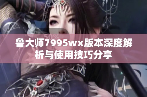 鲁大师7995wx版本深度解析与使用技巧分享