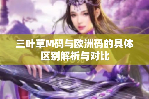 三叶草M码与欧洲码的具体区别解析与对比