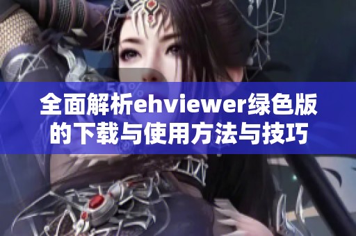 全面解析ehviewer绿色版的下载与使用方法与技巧