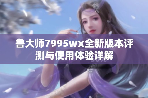 鲁大师7995wx全新版本评测与使用体验详解