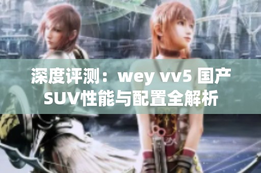 深度评测：wey vv5 国产SUV性能与配置全解析