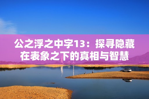 公之浮之中字13：探寻隐藏在表象之下的真相与智慧