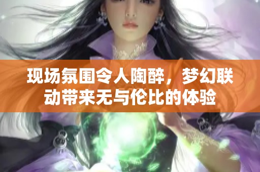 现场氛围令人陶醉，梦幻联动带来无与伦比的体验