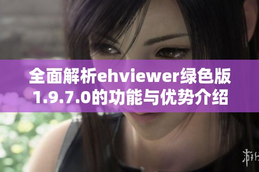 全面解析ehviewer绿色版1.9.7.0的功能与优势介绍