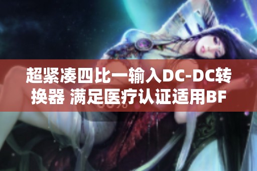 超紧凑四比一输入DC-DC转换器 满足医疗认证适用BF和CF领域