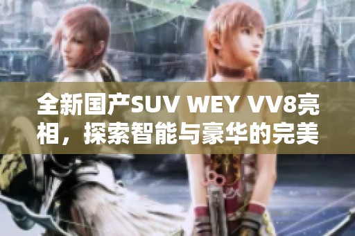 全新国产SUV WEY VV8亮相，探索智能与豪华的完美结合