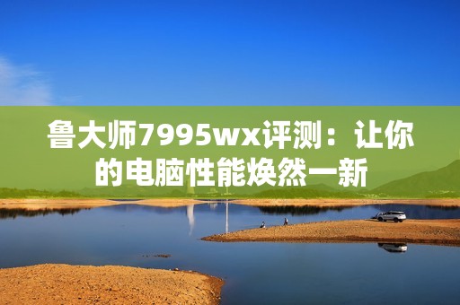 鲁大师7995wx评测：让你的电脑性能焕然一新