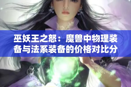 巫妖王之怒：魔兽中物理装备与法系装备的价格对比分析