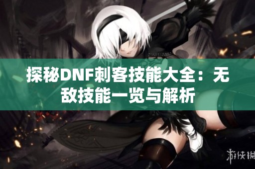 探秘DNF刺客技能大全：无敌技能一览与解析