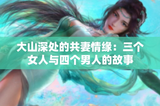 大山深处的共妻情缘：三个女人与四个男人的故事