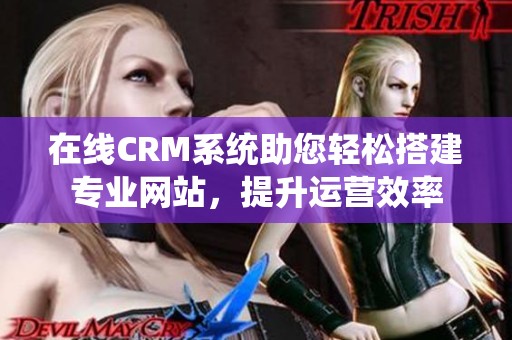 在线CRM系统助您轻松搭建专业网站，提升运营效率