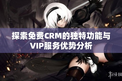 探索免费CRM的独特功能与VIP服务优势分析