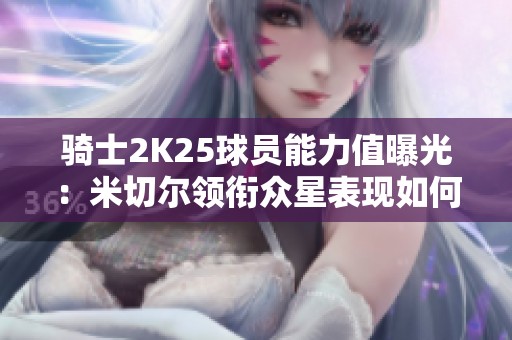 骑士2K25球员能力值曝光：米切尔领衔众星表现如何