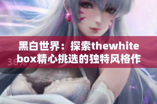 黑白世界：探索thewhitebox精心挑选的独特风格作品